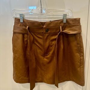 Paige Blanka Faux Leather Skirt - NWT